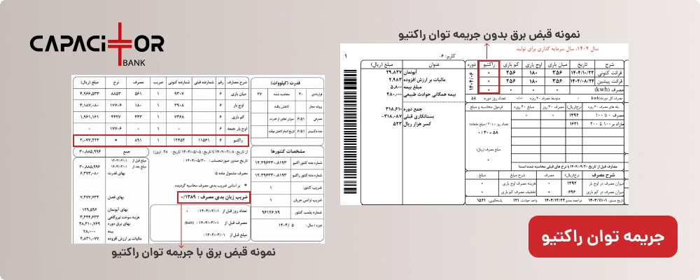 جریمه برق راکتیو چیست