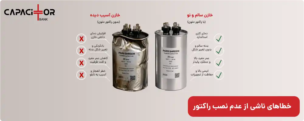 تاثیر هارمونیک در خازن سه فاز